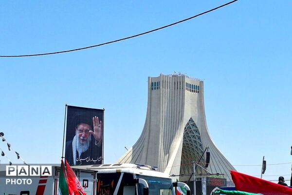 میثاق سرخ؛ تهران در قاب وداع با رهبر شهید