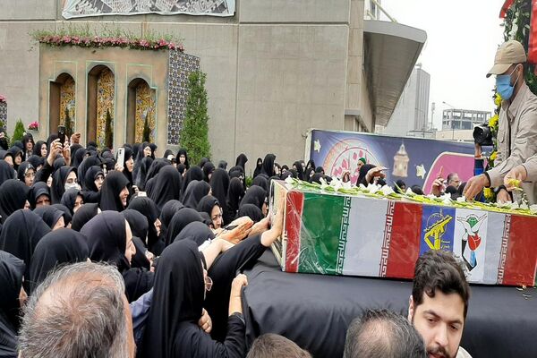 تشیع پیکر شهید مجید شخصی در مشهد