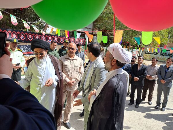 آیین بازگشایی مدارس و افتتاح نماز خانه، در آموزشگاه تکتم باخرز