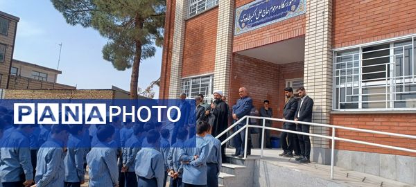 بازدید نماینده منطقه ترشیز کهن از مدارس خلیل آباد