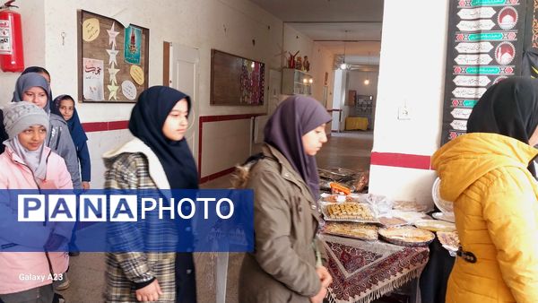 مراسم شهادت حضرت فاطمه (س) در دبستان شهید نجفی فدافن کاشمر