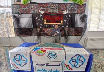 افتتاحیه سفیران سلامت در دبستان دخترانه علمدار تفت