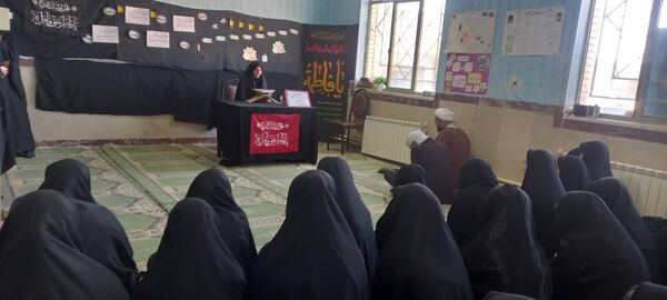 مراسم سوگواری ایام فاطمیه در مدارس بخش سراب میمه 