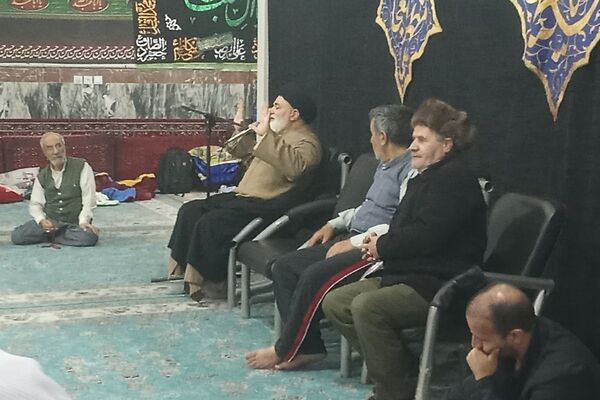 مراسم معنوی اعتکاف در مسجد اعظم حضرت ابوالفضل (ع) بهارستان دو