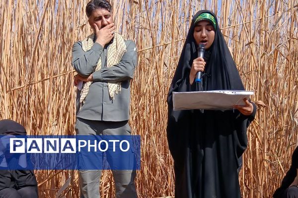 پای بر خاک داغ شلمچه؛ دل‌ها در گرو یاد شهدا