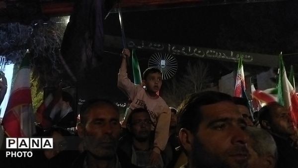 حضور مهدی رسولی در اجتماع مردمی نیشابور -۱