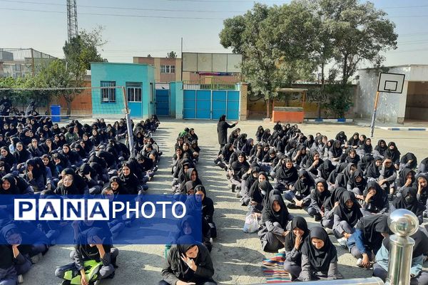 افتتاحیه طرح مصباح الهدی در هنرستان تاجیک بهارستان دو