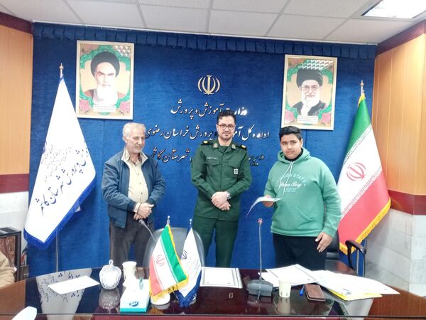 جلسه کمیته پشتیبانی بسیج دانش آموزی حوزه امام جعفر صادق علیه السلام