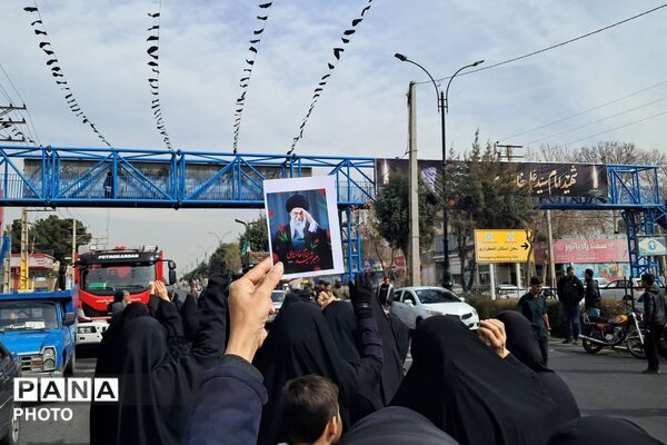 تشییع پیکر مطهر شهدای وطن در گلزار شهدای شهرستان ملارد