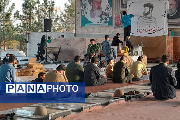 برگزاری اولین سالگرد شهادت شهید دهه هشتادی مدافع امنیت 