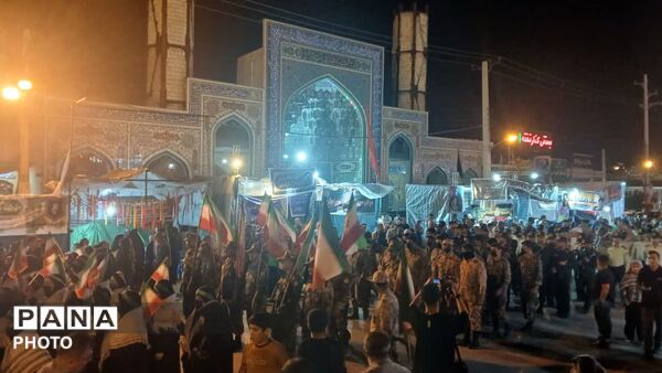 رژه باشکوه جان‌فدایان کازرونی