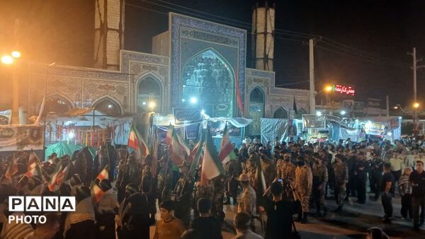 رژه باشکوه جان‌فدایان کازرونی