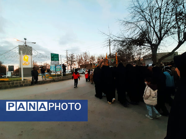 مراسم استقبال از شهید گمنام در غلامان