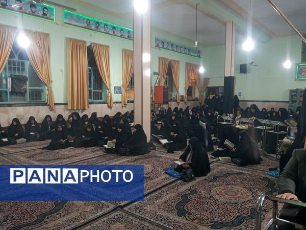 مراسم سوگواری برای خادم الرضا شهید آیت‌الله سید ابراهیم رئیسی در چناران 