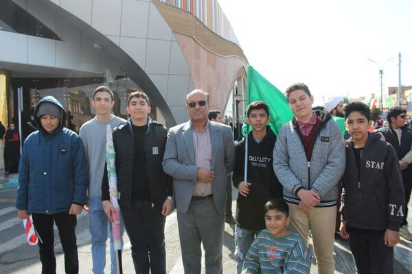 راهپیمایی ۲۲ بهمن در شهرستان بم 