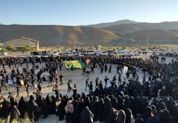 مراسم عزاداری تاسوعای حسینی در شهر بار