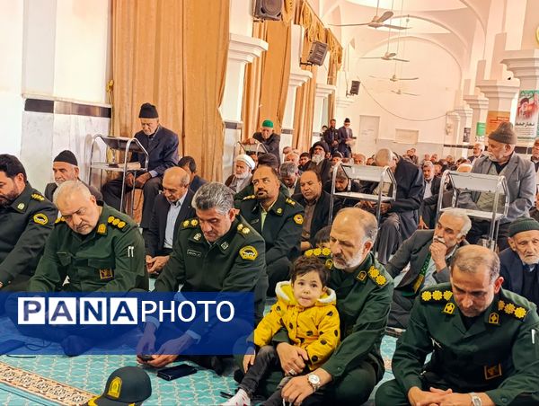 نماز عبادی سیاسی جمعه در شهرستان خلیل آباد 