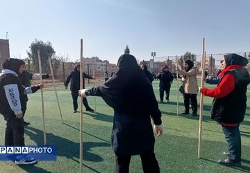 برگزاری اردوی یک‌روزه ورزشی و آموزشی برای دانش‌آموزان دختر در ورامین