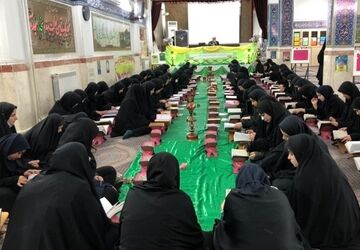 محفل انس با قرآن با حضور قاریان بین‌المللی در دبیرستان شاهد ندای فاطمه (س) ناحیه دو شهرری