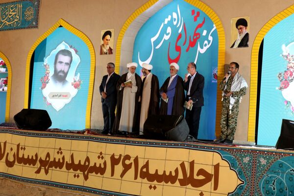 مراسم شب سوم اجلاسیه ۲۶۱ شهید در لامرد