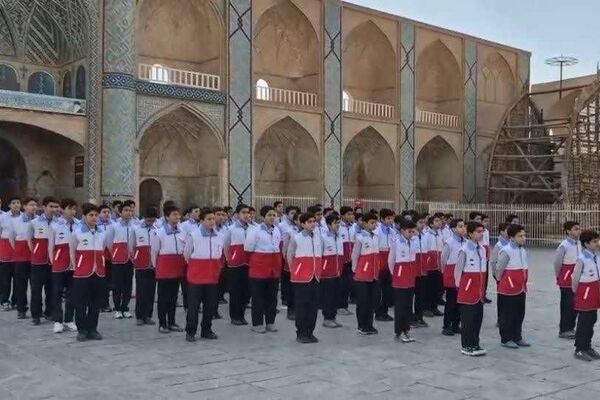 استقبال پرشور دانش‌آموزان از دومین جشنواره سراسری سرود «آوای هلال»