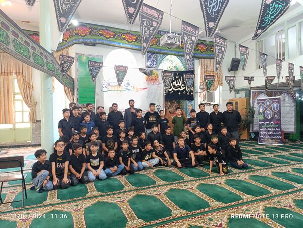 سوگواره احلی من العسل نوجوانان عاشورایی شهر آشخانه 