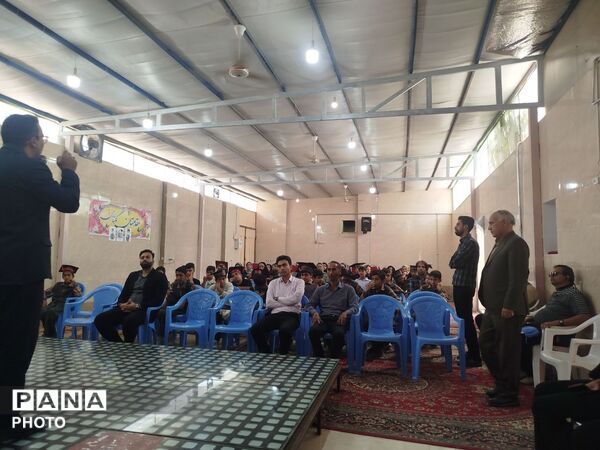 جشن فارغ‌التحصیلی دانش‌آموزان پایه ششم دبستان شهید پسندیده فدافن