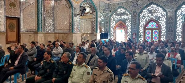 مراســم گرامیداشت شهیدان رئیسی؛ رجایی و باهنر در آستان مقدس امامزاده شاهرضا(ع) 
