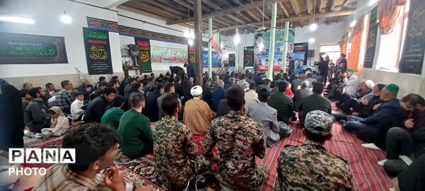 مراسم شهادت امام جعفر صادق(ع) در روستای تنگه علیا