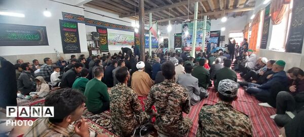 مراسم شهادت امام جعفر صادق(ع) در روستای تنگه علیا