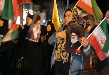 موج سی و سوم تجمعات مردمی در شهرستان کامیاران