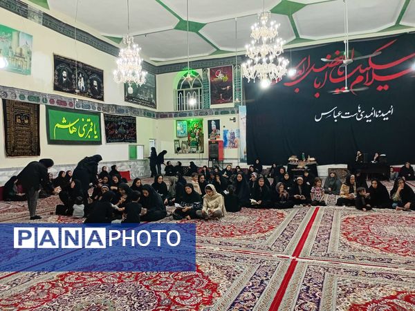 مراسم شام غریبان حضرت رقیه(س) در روستای عارف آباد