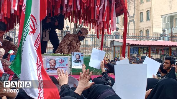 تشیع پیکر دو شهید فارسانی در شهرکرد