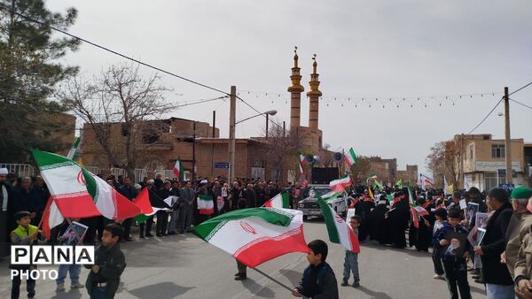 قیام مردم صفی آباد علیه استکبار در روز جهانی قدس
