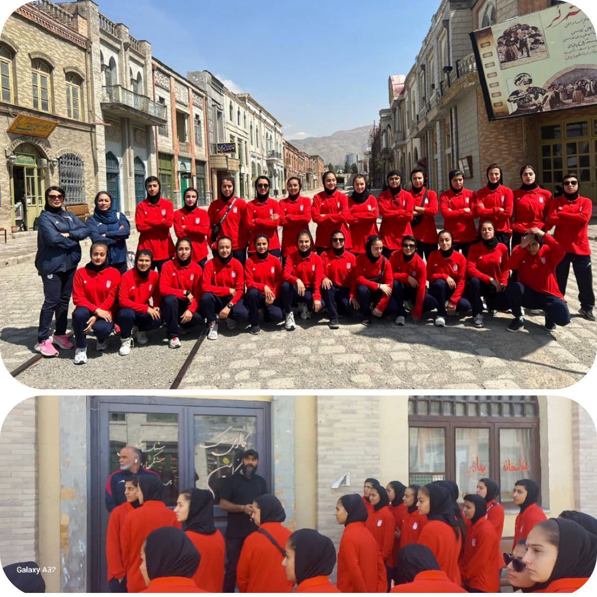 تیم ملی فوتبال جوانان بانوان مهمان شهرک سینمایی غزالی
