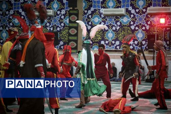 آیین تعزیه‌خوانی واقعه عاشورا در شهر اهرم تنگستان
