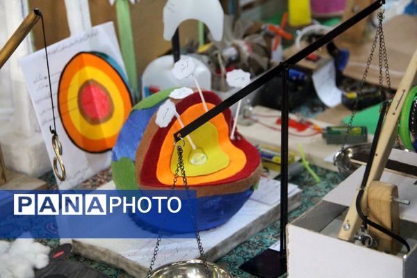 رونمایی از خلاقیت دانش‌آموزان؛ نمایشگاه جابر بن حیان در قیامدشت