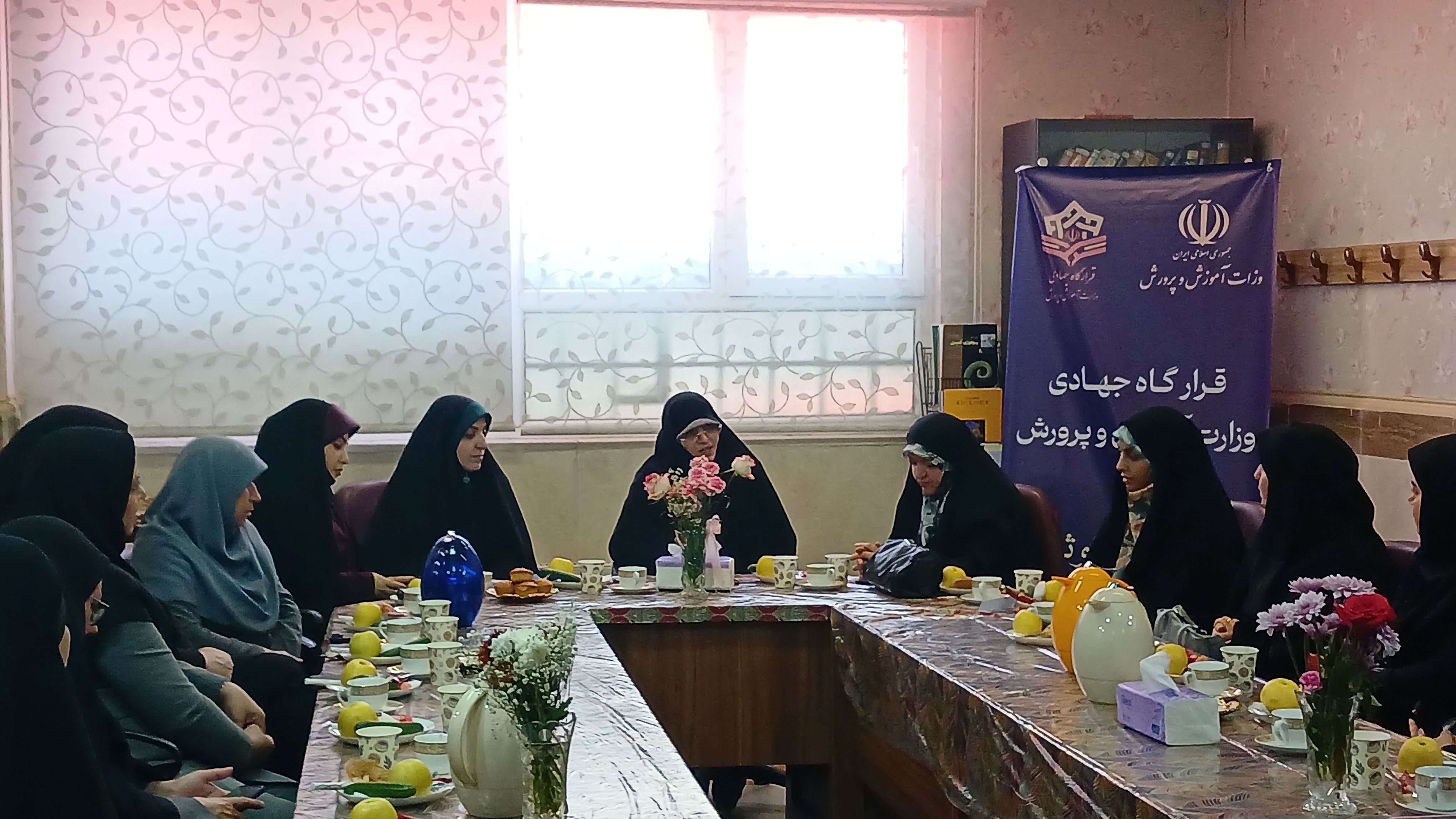 دهه کرامت و اختتامیه کارگروه کوثر در دبیرستان شهید فلاحی ناحیه یک کرج