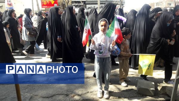 حضور پرشور مردم شهرستان سملقان در راهپیمایی روز قدس