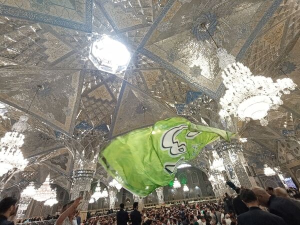 اجتماع 5 هزار نفری نوجوانان دانش آموز در حرم مطهر رضوی 