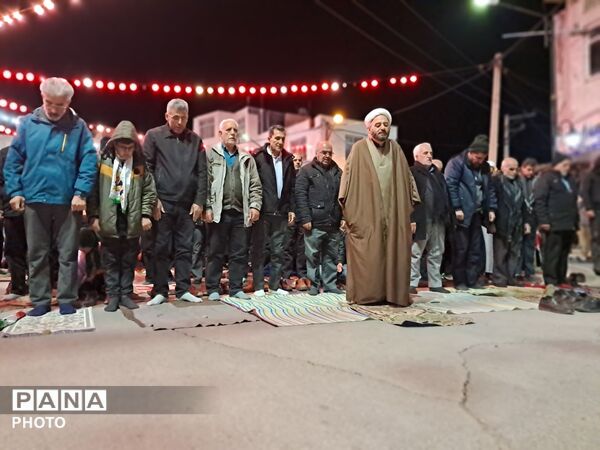  درگزین در سوگ رهبر شهید و کودکان میناب