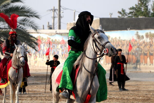 بازآفرینی نوجوان کربلا زیر آسمان لامرد