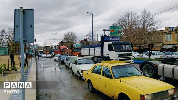 رژه ماشین‌های سنگین در الشتر 