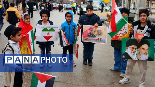 راهپیمایی ۲۲ بهمن در شهرستان فارسان