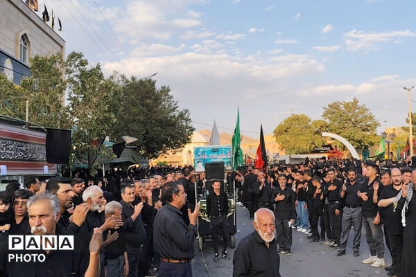 سوگ و ارادت عزاداران حسینی در شهر صغاد