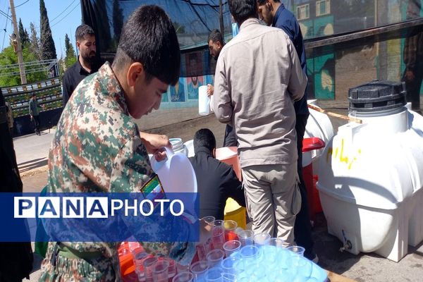 برگزاری مراسم عزاداری شهدای راه خدمت در یاسوج