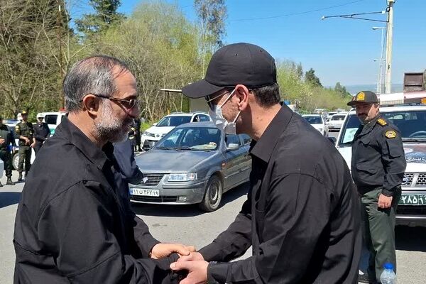 بازدید فرمانده انتظامی گلستان از خدمت‌رسانی کارکنان انتظامی در کردکوی 