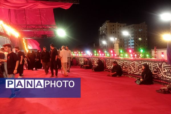 مراسم عزاداری شهادت کریم اهل بیت (ع)در کشتی سفینة  النجاة 