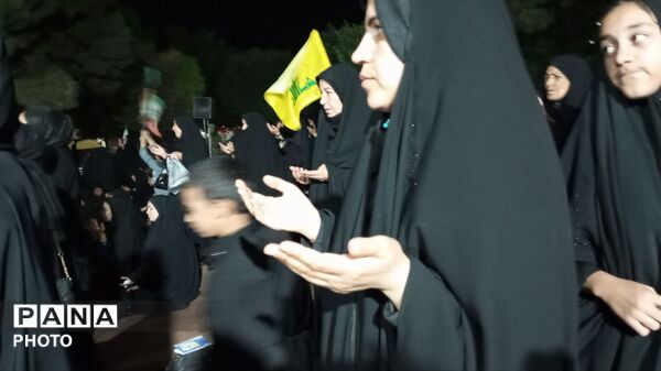 مراسم عزاداری در شب هفتم ماه محرم