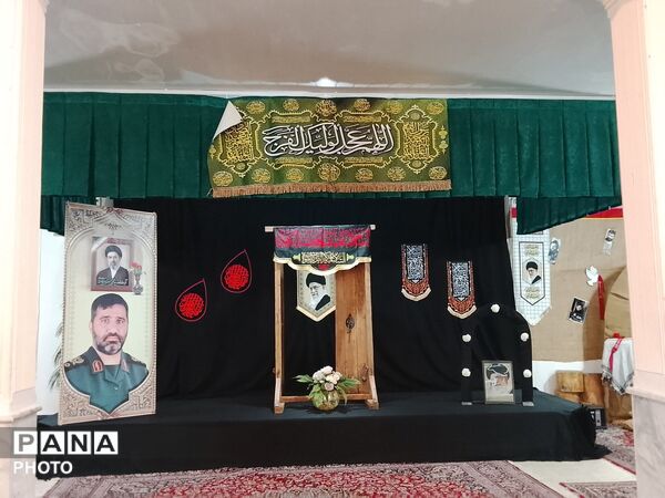 مراسم هفتم شهید یاسر زروندی در مسجد امام حسین (ع) 